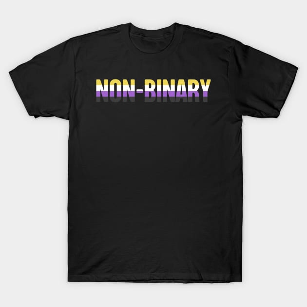 Non-Binary Pride Flag | Gender Identity Genderqueer T-Shirt by MeatMan